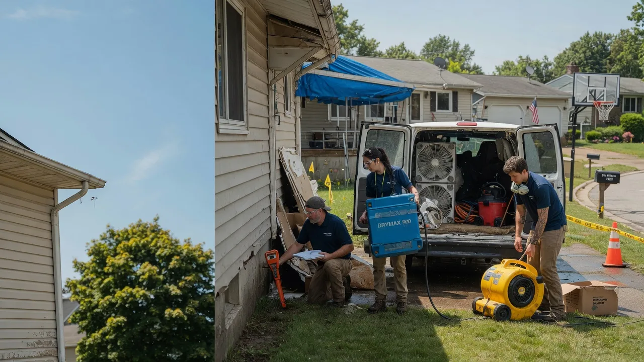 Ceiling Leak Cleanup in Auburn, MA near me